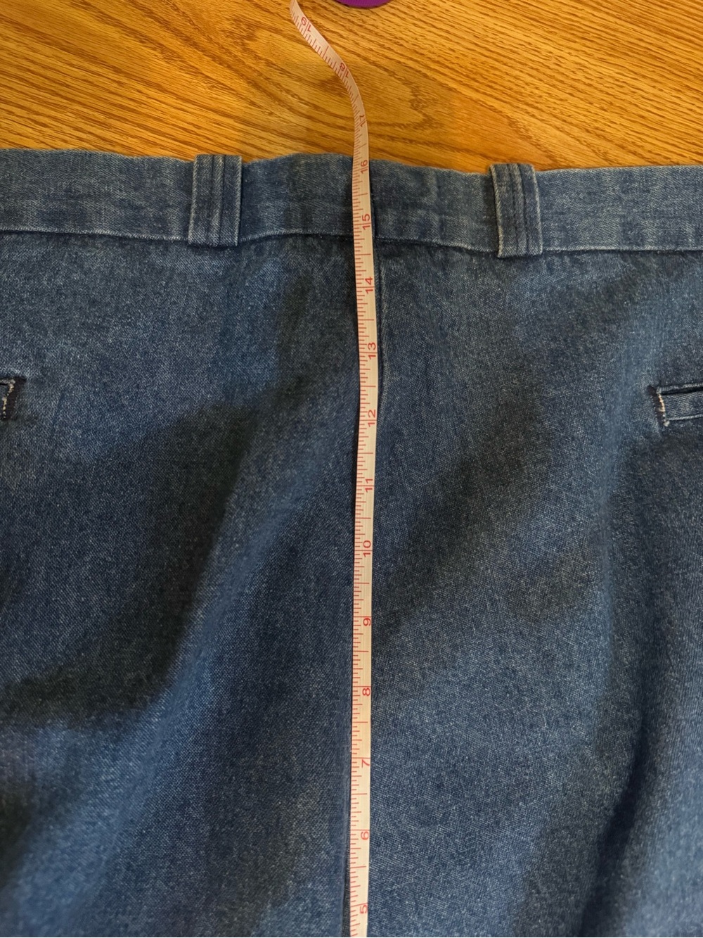 Men's Vintage Duck Head Y2K Denim Shorts - Classic Casual Style SZ 42 - Picture 8 of 8